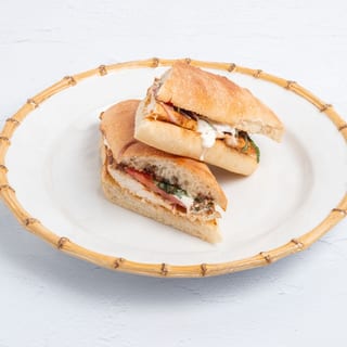 Double Chicken Bruschetta Sandwich